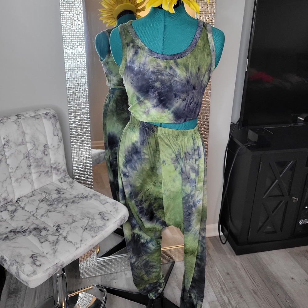 2 piece tie dye set